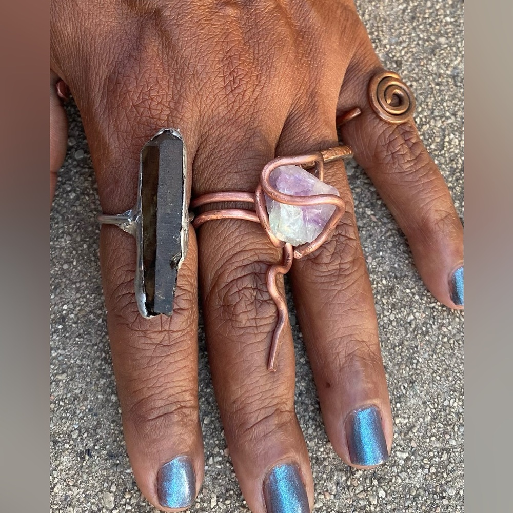 Petite Smoky Quartz Ring